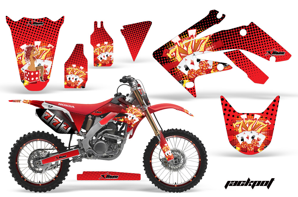 Honda CRF250R 04-09 Graphics Kit JP R NPs